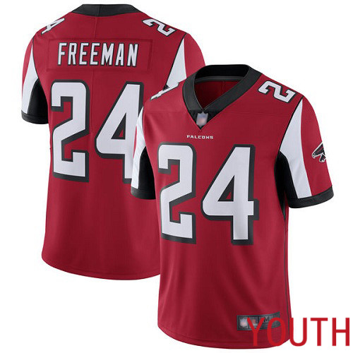 Atlanta Falcons Limited Red Youth Devonta Freeman Home Jersey NFL Football #24 Vapor Untouchable->youth nfl jersey->Youth Jersey